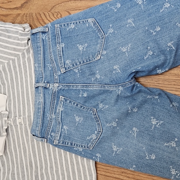 Gap Jeans High Rise True Skinny Floral Print - Picture 2 of 4